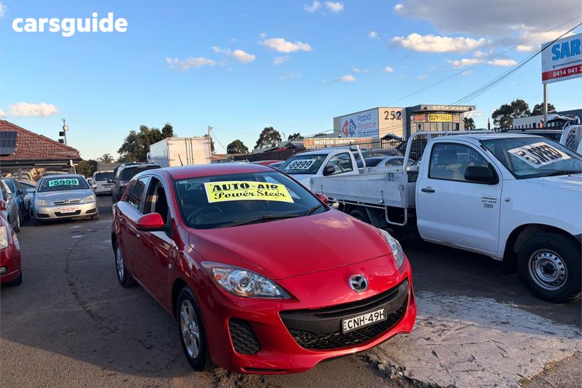 Red 2013 Mazda 3 Hatchback Neo