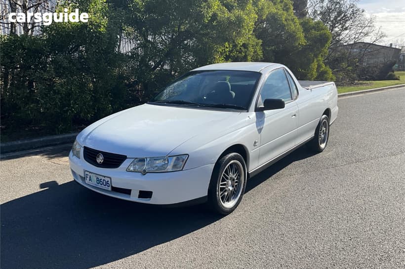 White 2002 Holden Commodore Utility