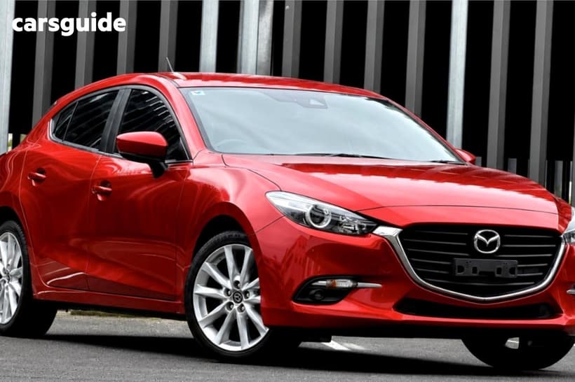 Red 2016 Mazda 3 Hatchback Sp25