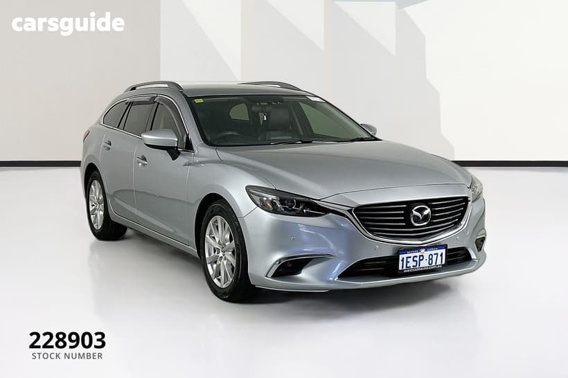 Silver 2015 Mazda 6 Wagon Touring