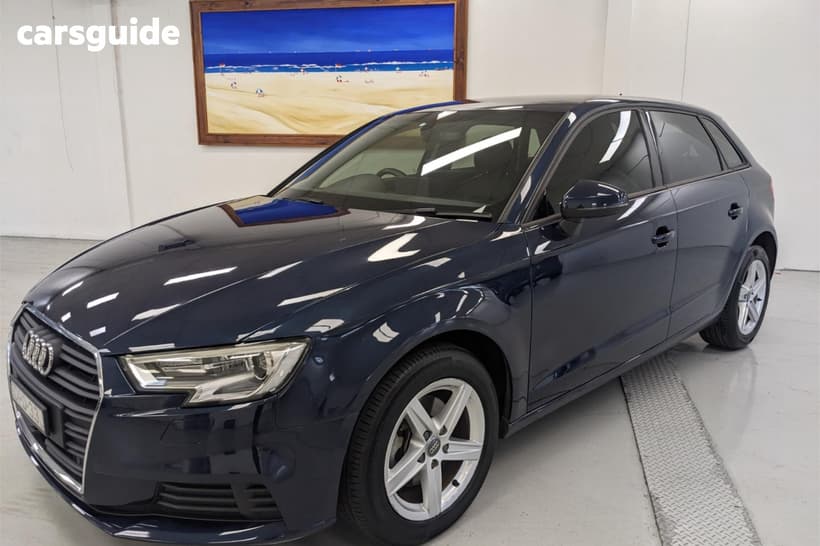 Blue 2017 Audi A3 Hatchback 1.0 Tfsi Sportback