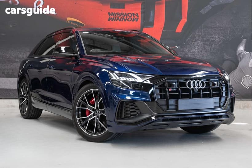 Blue 2021 Audi SQ8 Wagon Tdi Quattro