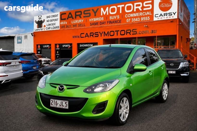 Green 2012 Mazda 2 Hatchback Neo