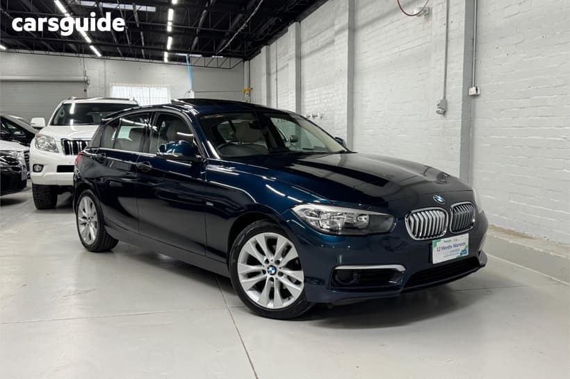 Blue 2016 BMW 118I Hatchback Sport Line
