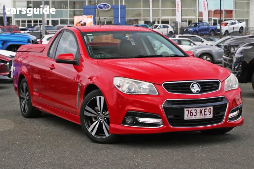 Red 2015 Holden UTE Utility Ss Storm