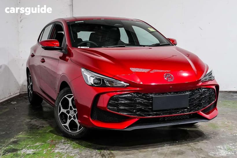 Red 2025 MG MG3 Hatchback Essence
