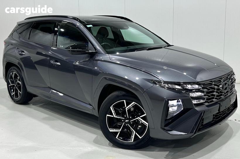 Grey 2025 Hyundai Tucson Wagon Premium N Line Hybrid (Awd)