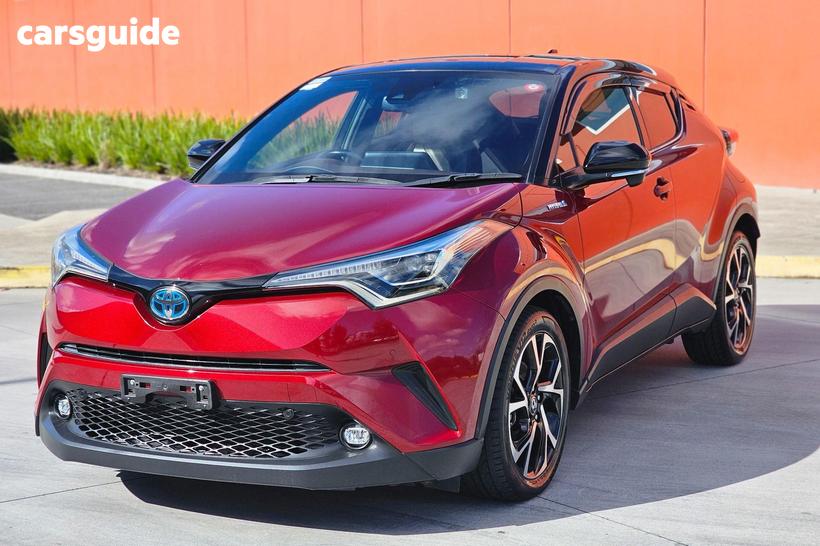Red 2018 Toyota C-HR SUV (HYBRID)