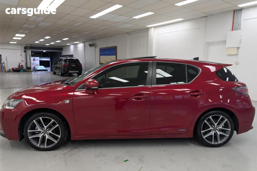 Red 2017 Lexus CT200H Hatchback F Sport