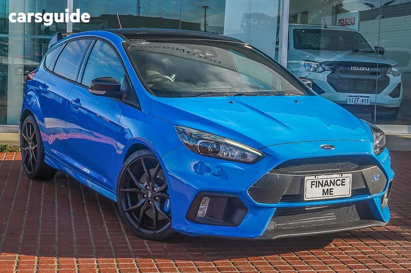 Blue 2017 Ford Focus Hatchback Rs Limited Edition