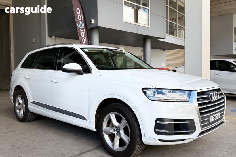 White 2018 Audi Q7 SUV TDI