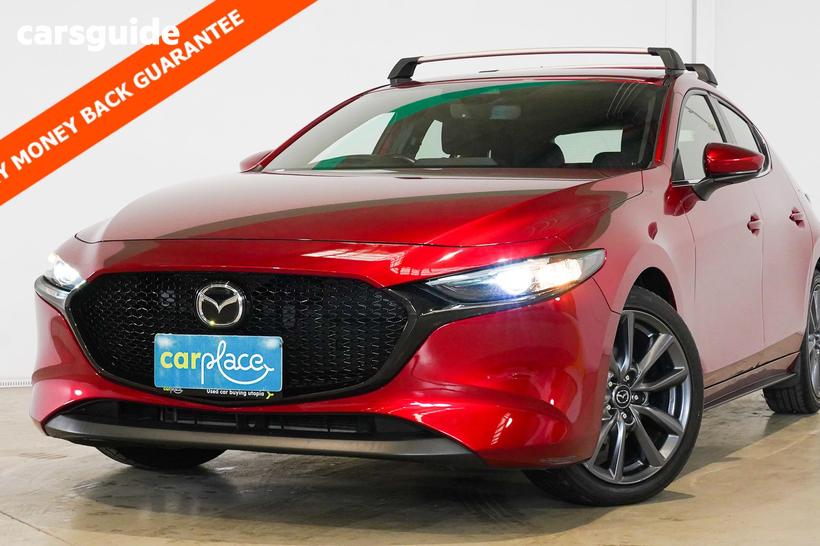 Red 2021 Mazda 3 Hatchback G20 Evolve