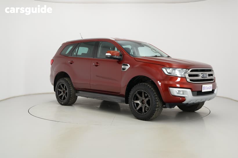 Red 2016 Ford Everest Wagon Trend