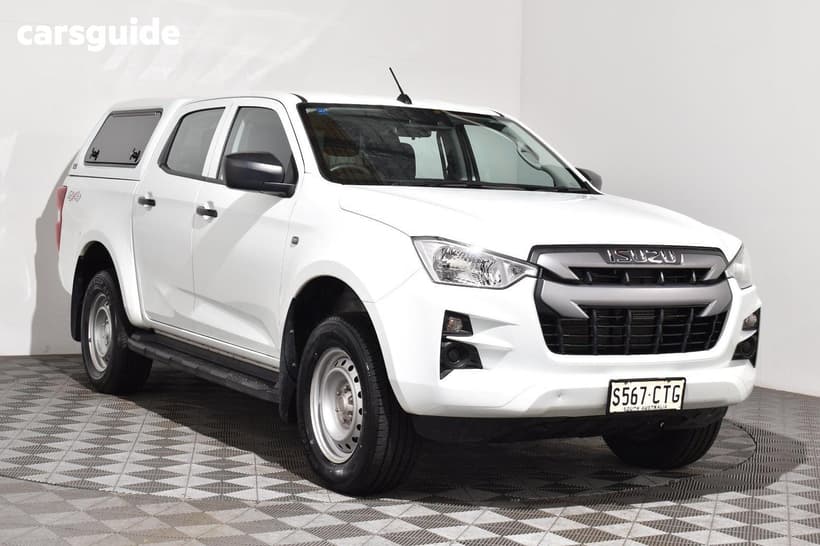 White 2022 Isuzu D-MAX Crew Cab Utility Sx (4X4)