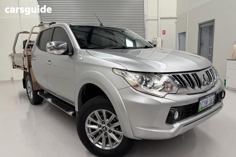 Silver 2015 Mitsubishi Triton Dual Cab Utility Gls (4X4)