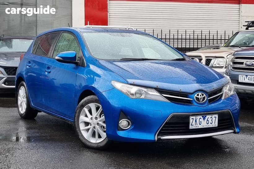 Blue 2012 Toyota Corolla Hatchback Ascent Sport
