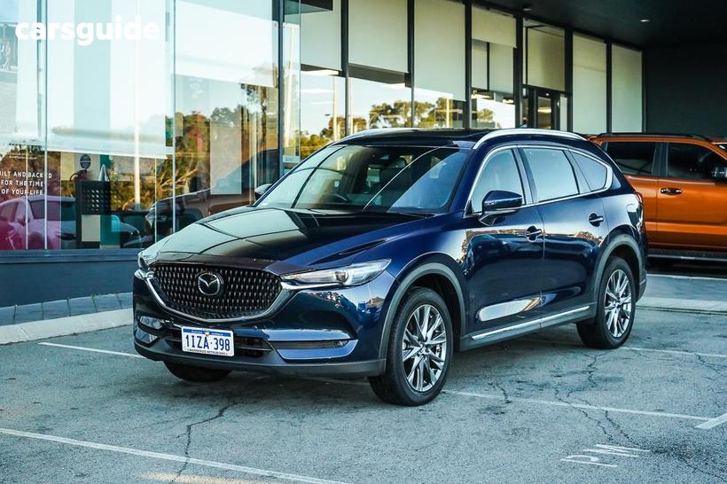 Blue 2022 Mazda CX-8 Wagon Gt (Fwd)