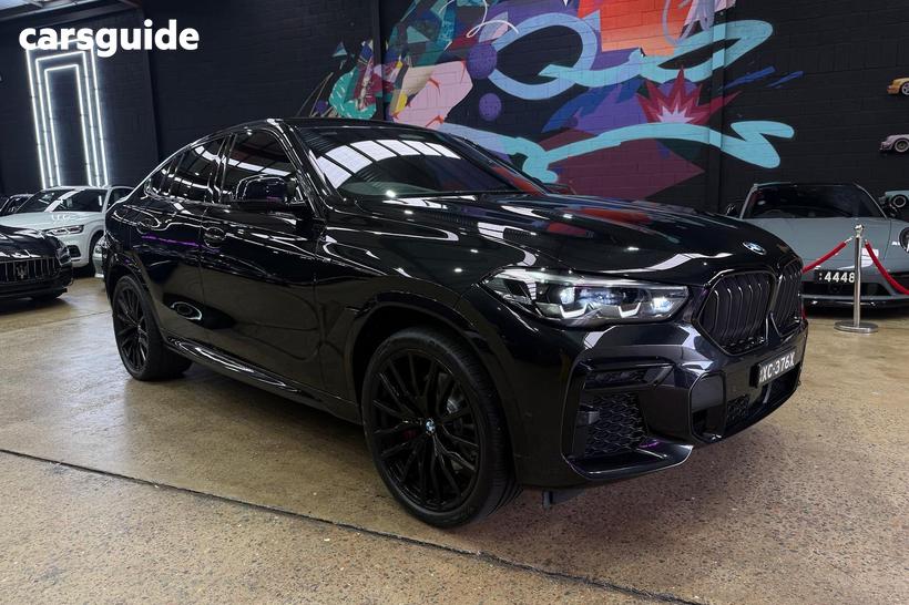 Black 2023 BMW X6 Coupe Xdrive30D M Sport