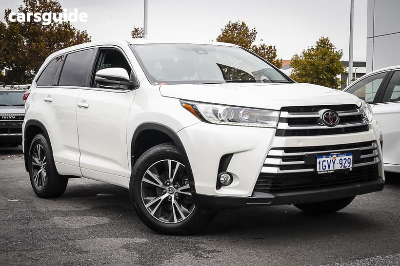 White 2019 Toyota Kluger Wagon Gx (4X4)