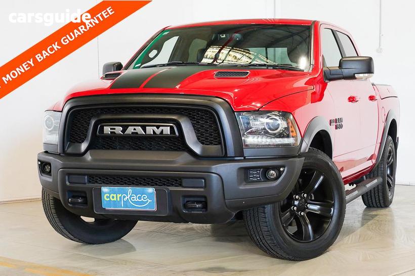 Red 2022 RAM 1500 Crew Cab Utility Warlock Ii Rambox