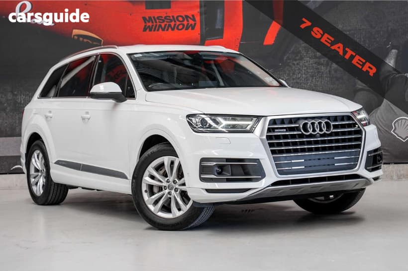 White 2018 Audi Q7 Wagon 3.0 Tdi Quattro