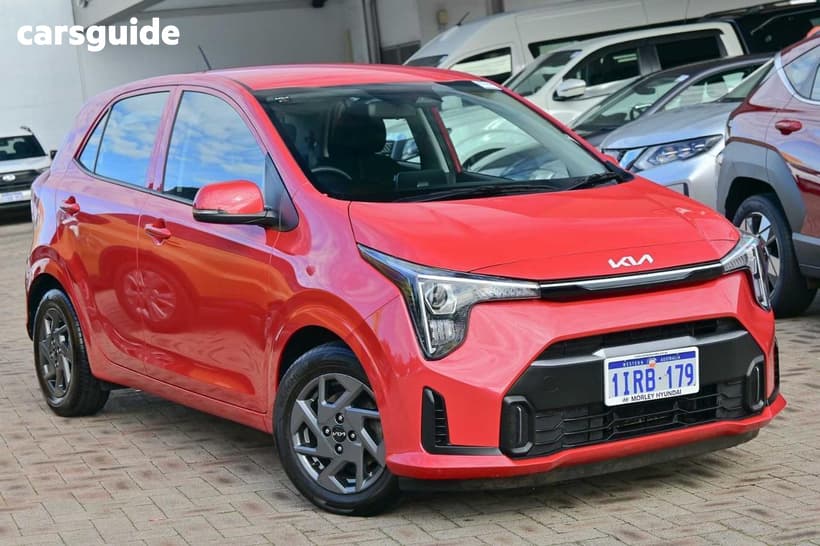 Red 2025 Kia Picanto Hatchback Sport (Pe2)