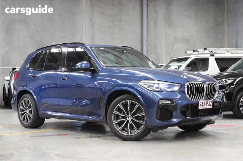 Blue 2019 BMW X5 Wagon Xdrive 30D