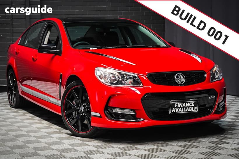 Red 2017 Holden Commodore Sedan Ss-V Redline Motorsport Edt