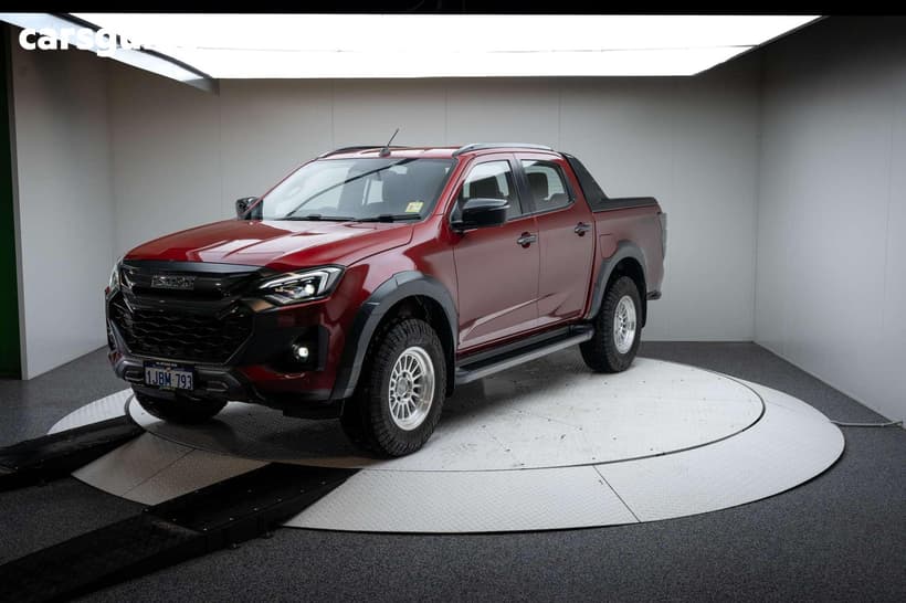 Red 2025 Isuzu D-MAX Crew Cab Utility X-Terrain (4X4)