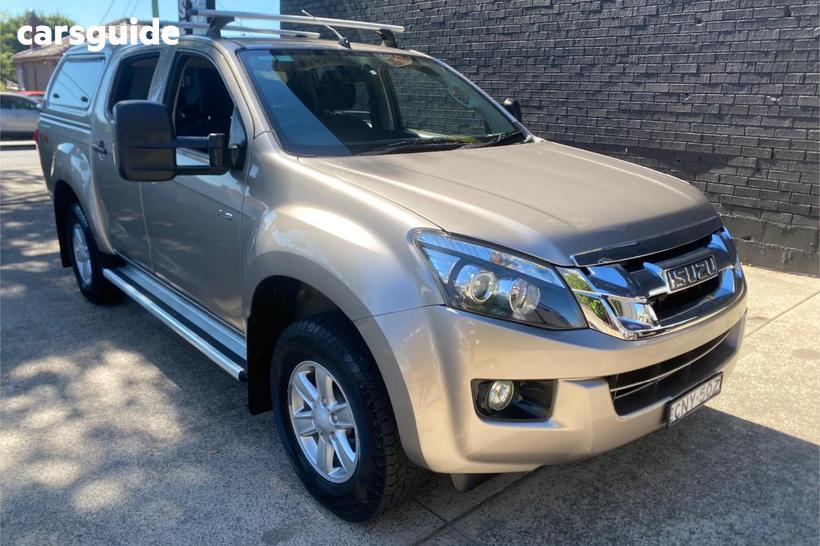 Beige 2013 Isuzu D-MAX Crew Cab Utility Ls-M Hi-Ride (4X4)