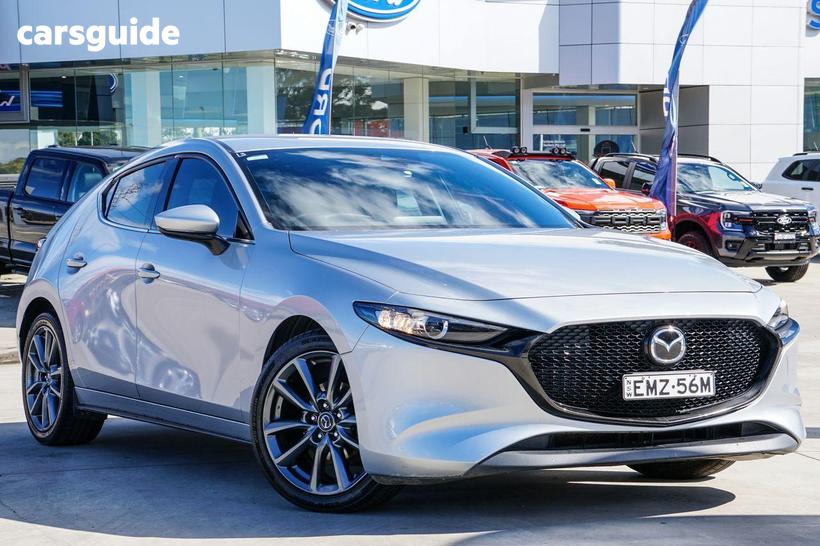 Silver 2021 Mazda 3 Hatchback G20 Touring
