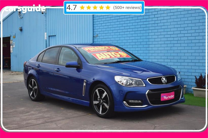 Blue 2017 Holden Commodore Sedan Sv6
