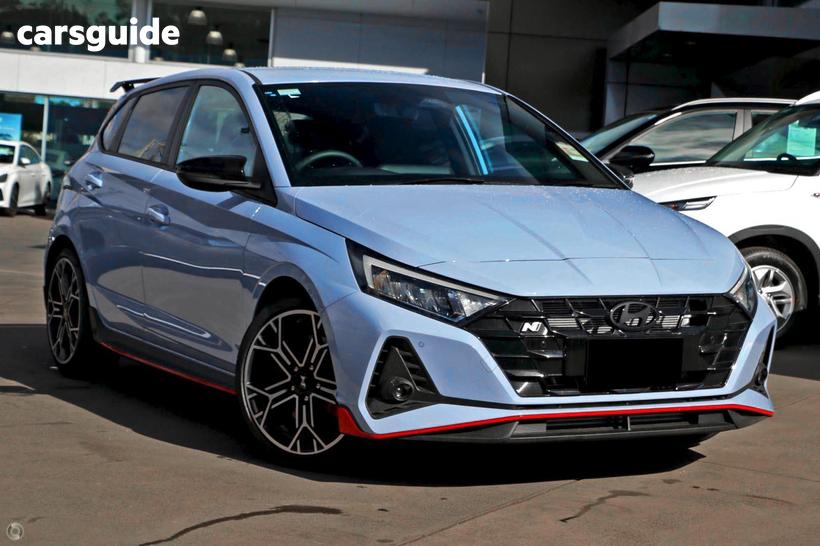 Blue 2026 Hyundai I20 Hatchback N