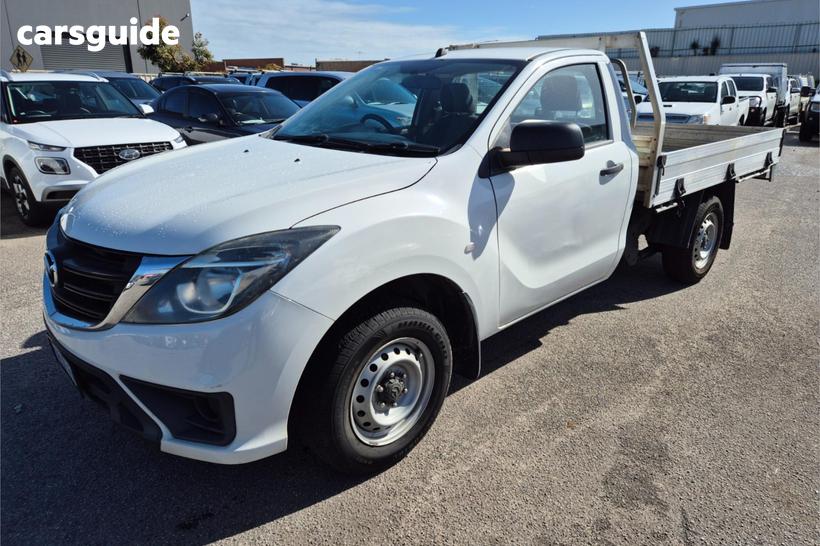 White 2018 Mazda BT-50 Cab Chassis Xt (4X2) (5Yr)