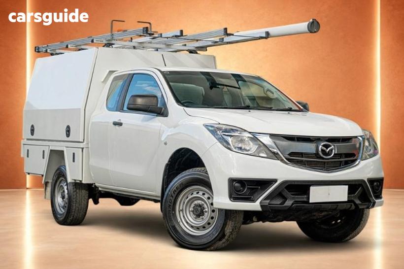 White 2018 Mazda BT-50 Freestyle Cab Chassis Xt (4X4)