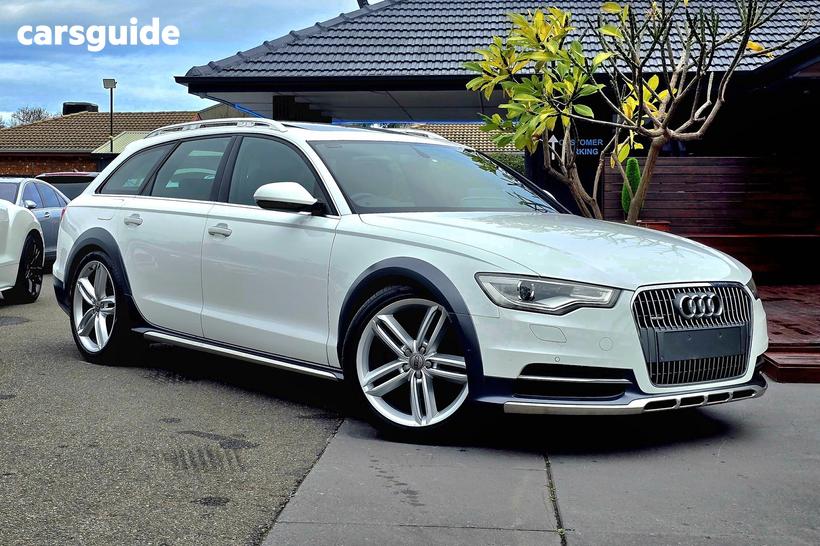 White 2013 Audi A6 Wagon Allroad Quattro Le