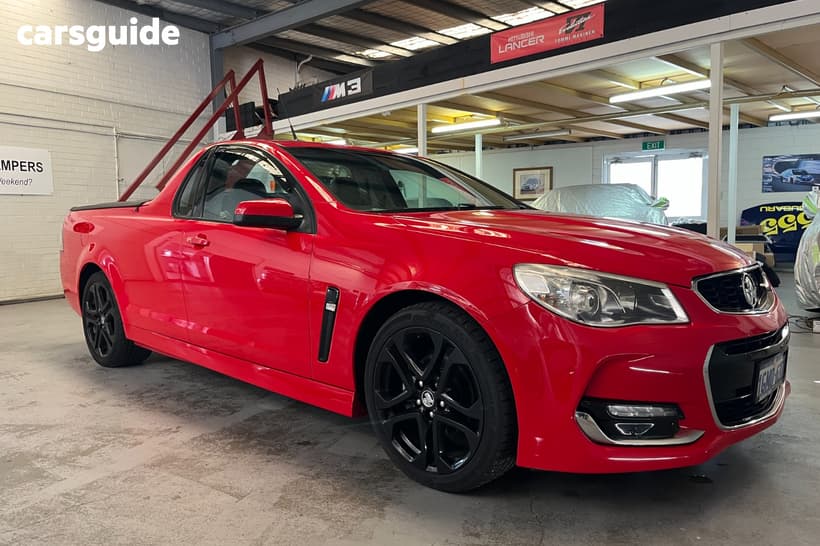 Red 2017 Holden UTE Utility Sv6