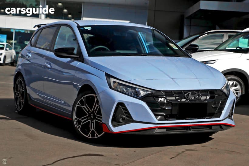 Blue 2026 Hyundai I20 Hatchback N