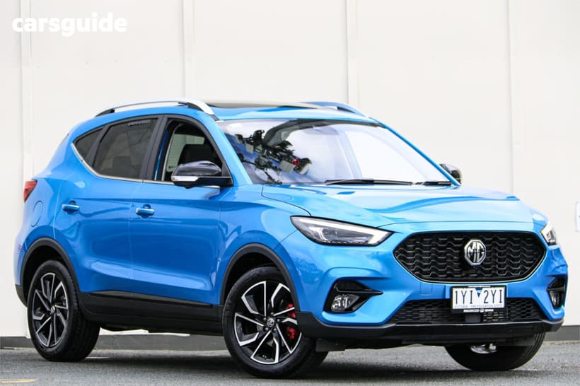 Blue 2023 MG ZST Wagon Essence