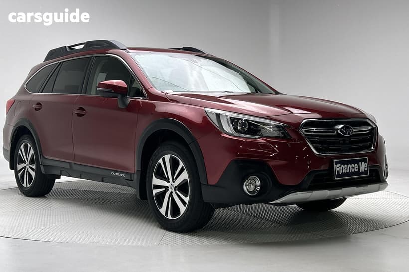 Red 2018 Subaru Outback Wagon 2.5I Premium