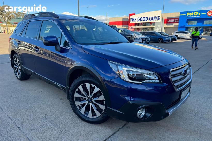 Blue 2016 Subaru Outback Wagon 2.5I Premium