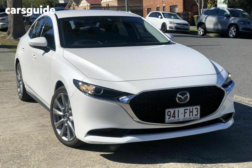 White 2022 Mazda 3 Sedan G25 Gt