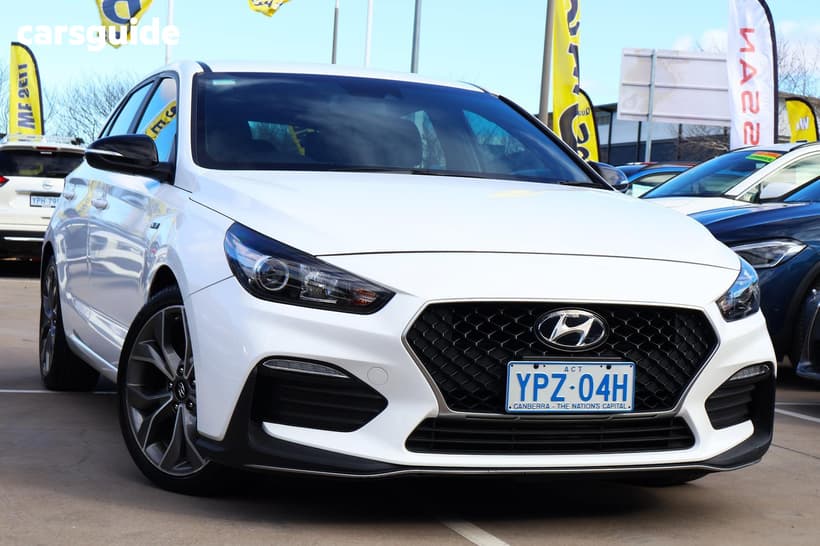 White 2019 Hyundai I30 Hatchback N Line