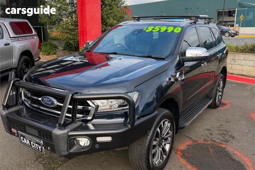 Blue 2020 Ford Everest Wagon Titanium (4Wd)