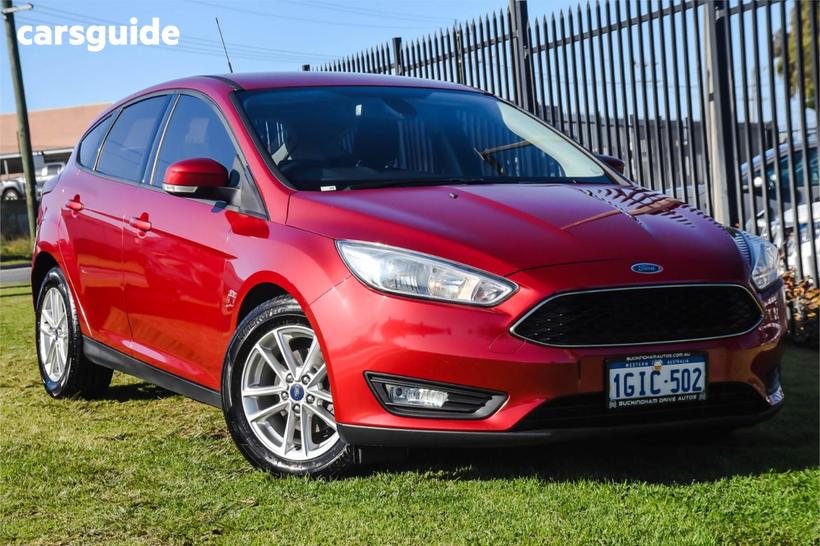 Red 2017 Ford Focus Hatchback Trend