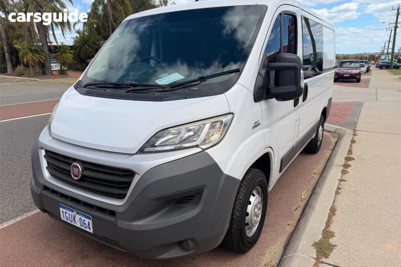 White 2015 Fiat Ducato Van Swb/Low