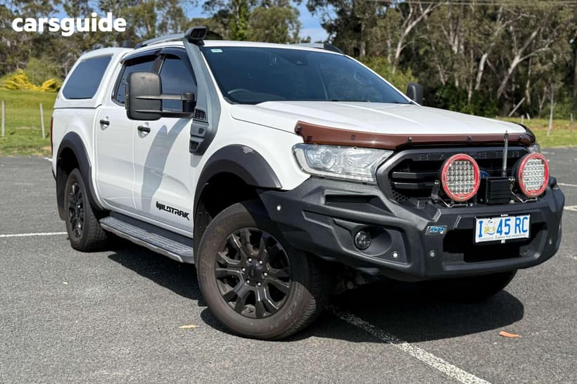 White 2019 Ford Ranger Double Cab Pick Up Wildtrak 2.0 (4X4)