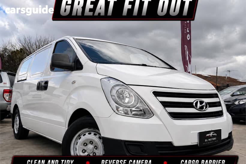White 2017 Hyundai Iload Van 3S Twin Swing