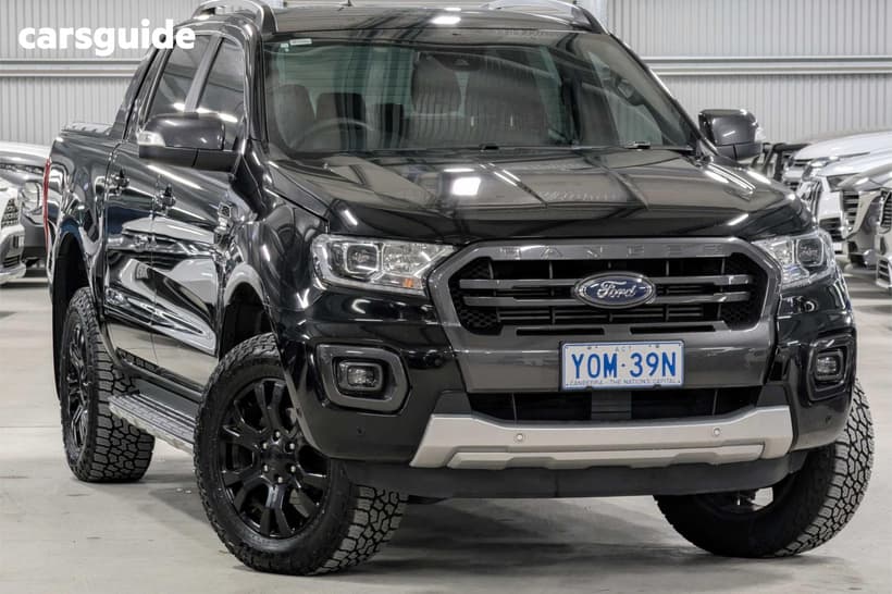 Black 2020 Ford Ranger Double Cab Pick Up Wildtrak 2.0 (4X4)