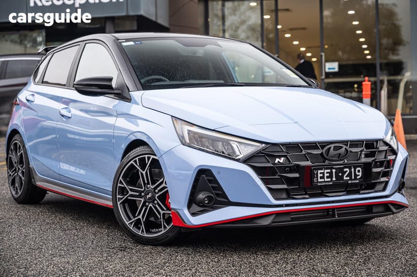 Black 2026 Hyundai I20 Hatchback N